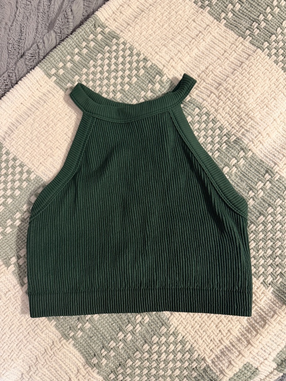 Women’s Aerie cropped ribbed tank top 💚
